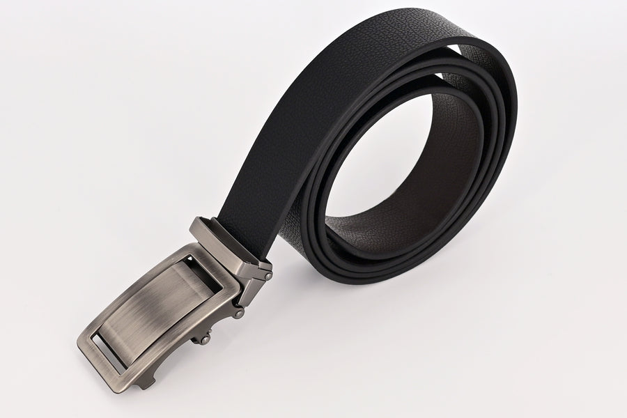 Premium Black & Brown Double-Sided Genuine Leather Belt