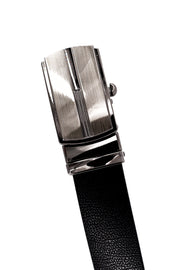 Premium Black & Brown Granules Double-Sided Genuine Leather Belt