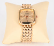 Vintage Look Golden Dial Rose Gold Chain Strap Women's Watch