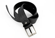 Men's Genuine Leather Belt – Black