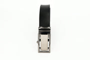 Premium Black & Brown Granules Double-Sided Genuine Leather Belt