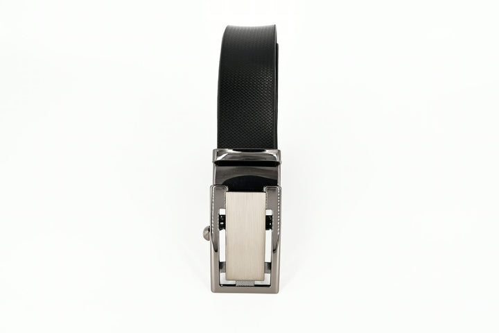 Premium Black & Brown Granules Double-Sided Genuine Leather Belt