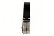 Premium Black & Brown Granules Double-Sided Genuine Leather Belt