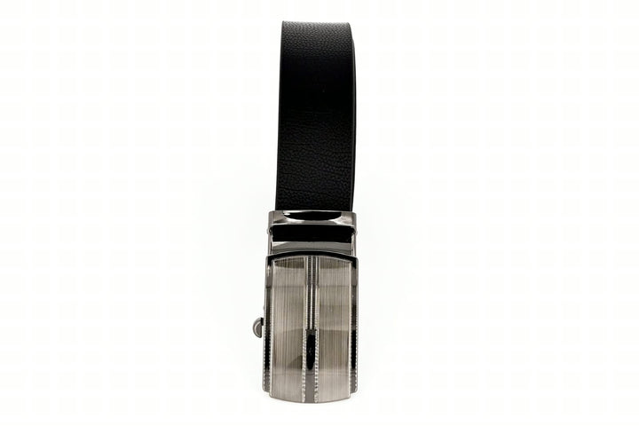Premium Black & Brown Granules Double-Sided Genuine Leather Belt