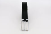 Men's Black Genuine Leather Belt - 35mm