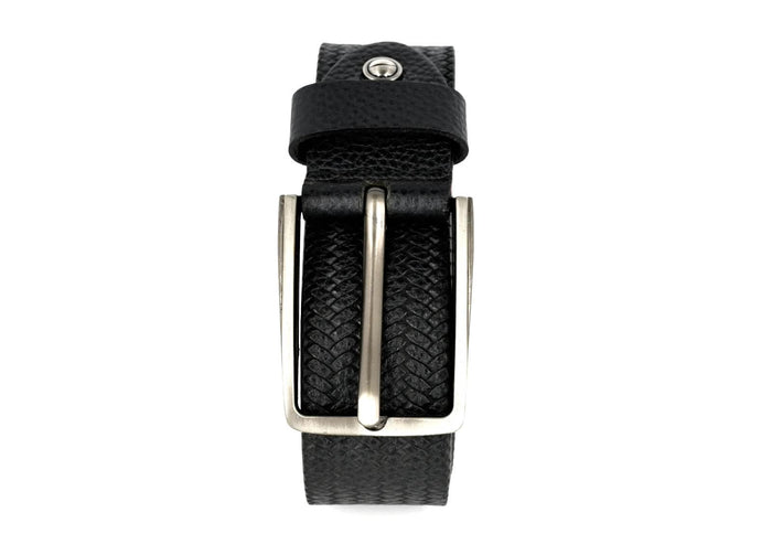 Men's Genuine Leather Belt – Black